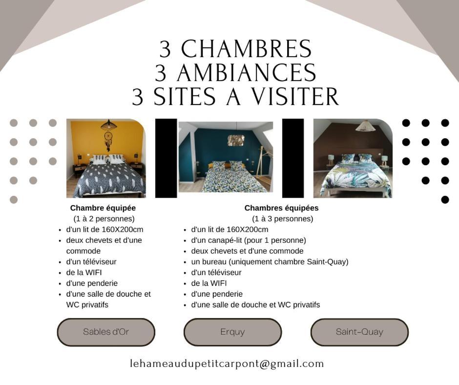 Le Hameau Du Petit Carpont - Chambres D'Hotes -Baie De Saint-Brieuc-Entre-Paimpol Et Erquy - Petit Dejeuner Breton Ploufragan Dış mekan fotoğraf